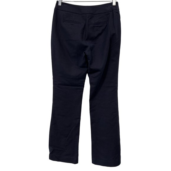 CAbi Mariner High Rise Trouser Pants Womens 2 Flare Leg Nautical Navy Blue - Picture 3 of 8